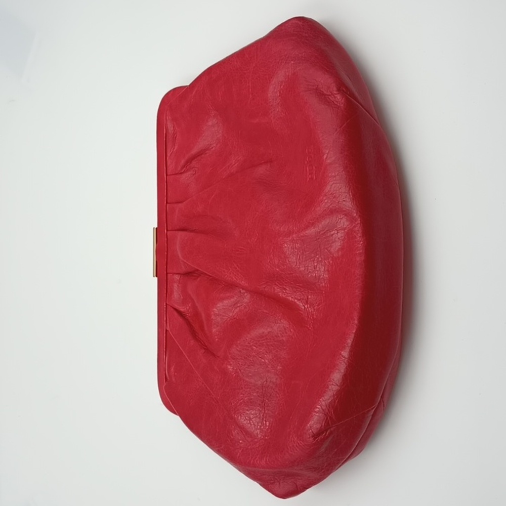 Hobo International Red Clutch/Shoulder Bag Elegant Dressy Casual Stylish